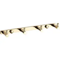 Mexen viervoudige handdoekhaak, goud - 709164-50