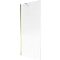 Mexen Next badwand 1-delig 80 x 150 , gestreept, goud - 895-080-000-00-09-50