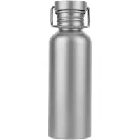 Melitt Titanium Waterfles 600ml - Ultralichte, Lekvrije, Herbruikbare Sportfles voor Fietsen, Wandelen, Kamperen