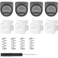 Typecat 4 stuks vervangende stoppers, compatibel met FreeSip 24oz 32oz siliconen afdichting, vervangende onderdelen met veren en schroevendraaier