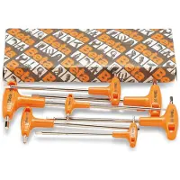 Beta Set haakse stiftsleutels met kracht handgreep, verchroomd 96T/S11 - 000960951