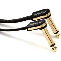 EBS Gold Plated Patch kabel 28 centimeter patchkabel voor pedaal