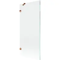 Mexen Lunar douchewand 1-delige 80 x 150 , transparant, roze goud - 897-080-000-60-00