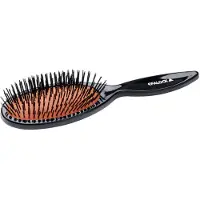 Efalock Professional Pneumatikbürste GENTLE TOUCH 6-reihig oval groß schwarz