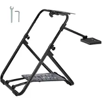 OEM Uitklapbare racestuurstandaard met verstelbare voet, geschikt voor GT- en Formule-stoelen, met een stevig frame voor PC-racen