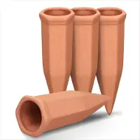Melitt Terracotta waterspikes, wijnflesstokken