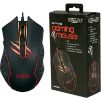 Schwaiger USB Gaming Muis RGB LED Verlicht Gamer Mouse 6 Knoppen dpi-Schakelaar