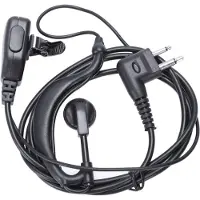 Tlily 10x 2-pins PTT-hoofdtelefoon met oordopjes voor GP88 GP68 GP300 GP88S GP3688 GP3188 Dep450 EP450 walkietalkie