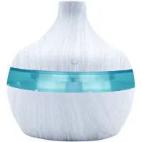 Tlily USB elektrische luchtbevochtiger Mini Mist Maker Air Aroma Essential LED-geurverspreider voor Office Home C