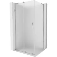 Mexen Velar L schuifdouchecabine 90 x 70 , matglas, chroom - 871-090-070-33-01