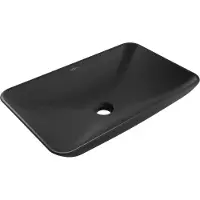 Mexen Avila opbouw wastafel 58 x 37 cm, zwart mat - 21115585
