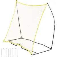DUOKU Voetbal Reboundnet - - 7x7 ft - Draagbaar - Inclusief tas - Solo/Team Training