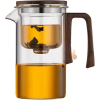 Melitt Magnetische Filtratie Theepot - Automatische Theescheiding, Klein Tailleontwerp, Glazen voor Kantoorgebruik