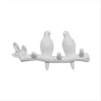 Typecat Vogelhanger voor wanddecoraties Sleutel Keuken Jas Kleding Handdoekhaak H