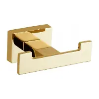 Mexen Arno dubbele handdoekhaak, goud - 7020735-50