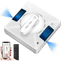Liectroux YW509 Ramenreinigingsrobot – 2025 Upgrade – 4 Automatische Waterreservoirs – Spraakassistent & App-bediening – Voor Framed en Frameless Ramen – Inclusief Afstandsbediening