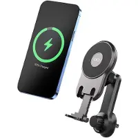 Force Power Steun Auto - - MagSafe - Zwart - 100% Gerecycled Plastic - Levenslange Garantie
