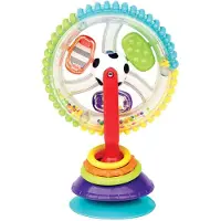 Sassy Wonder Wheel Draaiende kinderstoel Dienbladspeelgoed, leeftijd 6+ maanden