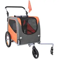 OEM Hondentrailer - - TS806 - Capaciteit 30 kg - 2-in-1 Kinderwagen - Opvouwbaar Frame