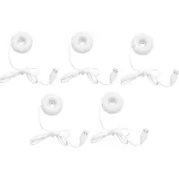 MaxPower 5X Witte Donut Luchtbevochtiger USB Office Desktop Mini Luchtbevochtiger Draagbare Luchtreiniger Wit