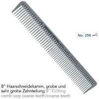 Hercules Sägemann Triumph Master 95/258 Universalkamm silbergrau 7 1/2"