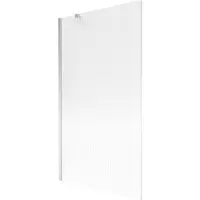 Mexen Next badwand 1-delig 100 x 150 , strepen, chroom - 895-100-000-00-09-01