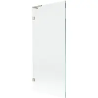 Mexen Lunar L badwand 1-vleugelig 80 x 150 , transparant, geborsteld nikkel - 897L-080-000-97-00