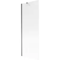 Mexen Next badwand 1-delig 70 x 150 , strepen, gun metal - 895-070-000-00-09-95