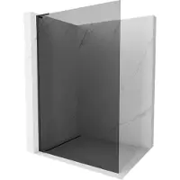 Mexen Kioto L douchewand Walk-in 90 x 200 , grafiet, zwart - 800-090-103-70-40