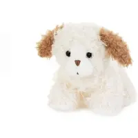 Egmont toys Pluche - - Lilou de hond - 15 cm - Beige - Voor baby - Unisex