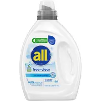 All Liquid Wasmiddel, Vrij van Geuren, Hypoallergeen, 2X Geconcentreerd, 50oz