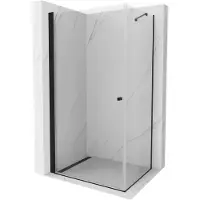 Mexen Pretoria douchecabine scharnierend 100 x 70 , transparant, zwart - 852-100-070-70-00