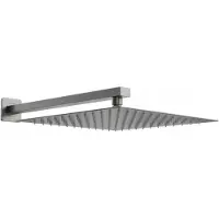 Mexen Slim regendouche 25 x 25 met douchesteun, grafiet - 79125112-66
