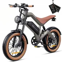 DYU Elektrische fiets - - M20 - Motor 1000W - Batterij 48V - 18.2Ah - Banden 20x4,0