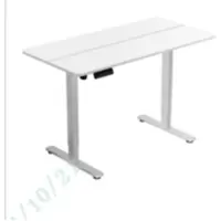 Helloshop26 Ergonomisch en stilstaand bureau 120 x 60 x 73-118 cm met 3 geheugeninstellingen