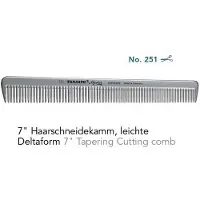 Hercules Sägemann Triumph Master 95/251 Haarschneidekamm silbergrau 7"