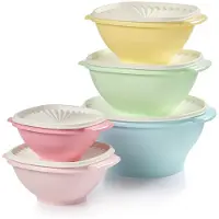 Tupperware Heritage Collection 5 kommen + 5 deksels (10 stuks) Voedselopslag