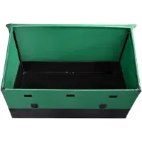 OEM Buitenbak, met een inhoud van 150 gallon, voorzien van een gepantserde frameconstructie, een waterdichte PE-behuizing, een verstelbaar en geventileerd ontwerp