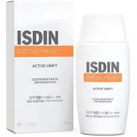 Isdin FotoUltra Active Unify Zonnecrème Gezicht Depigmenterend SPF50+ / 50ml