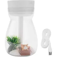 MaxPower Leuke Cool Mist Luchtbevochtiger Kantoor Slaapkamer Luchtreiniger USB Opladen Kawaii Luchtbevochtiger Met Led