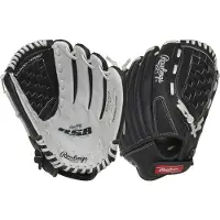 Rawlings - Honkbal - MLB - RSB125GB Honkbal Softbal Handschoen - Zwart/Grijs - 12,5 inch