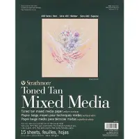 Strathmore Getintoneerd Mixed Media Papier Toned Tan 11"X14"-15 Vellen -62462211