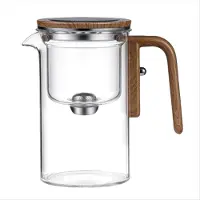 Typecat 600 ml Magische theepot met waterafscheidingsglas en zeefje