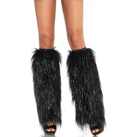 Leg avenue BONTE LUREX BEENWARMERS O/S BL