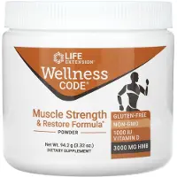 Life Extension - Wellness Code Muscle Strength And Restore Formula - 94,2 gram Poedervorm - 30 Dagdoseringen - Voedingssupplementen