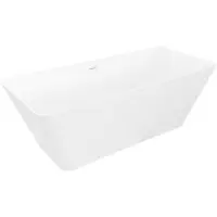 Mexen Velo Slim vrijstaande badkuip 170 x 75 , wit, witte overloop - 52811707500-20