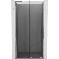 Mexen Velar L schuifdouchedeur 90 , grafiet, chroom - 871-090-003-41-01