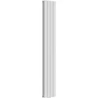 Helloshop26 Paneelradiator - - Dubbel model - 1122 watt - Staal - Wit 180x30x7 cm