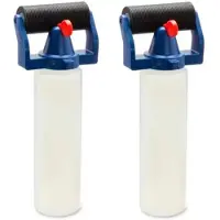 Torribaly 2PCS Lijm Applicator Roller Dispenser PE Plastic Fles 8Oz voor Houtbewerking Verfbenodigdheden