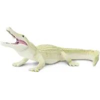Safari Ltd. Witte Alligator-figuur - Realistische 6" handgeschilderde wilde